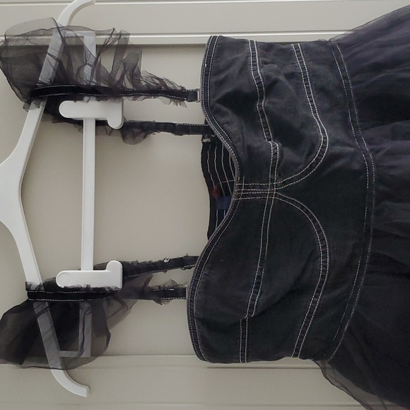 Anthropologie Pilcro babydoll tulle top - Picture 5 of 9